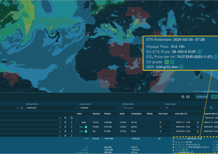 Maritime Carbon Solutions’ Emissions Estimator gives predictability on voyage costs with EU ETS on Orbit platform